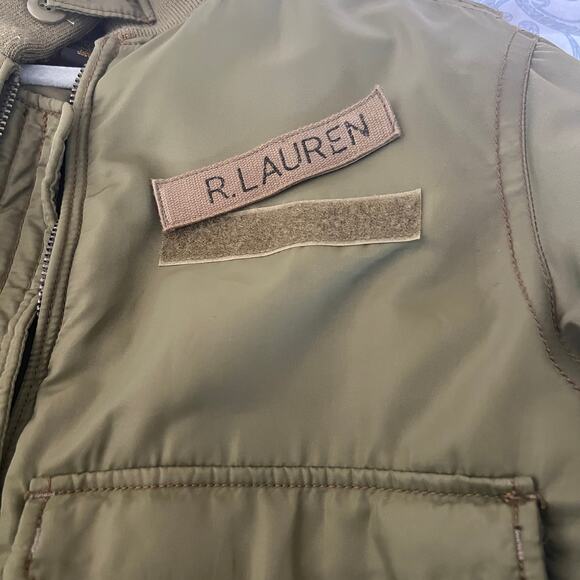 VTG Ralph Lauren Polo 67 Jeans Co. Military Surplus Green Jacket Men Size S - Picture 7 of 12